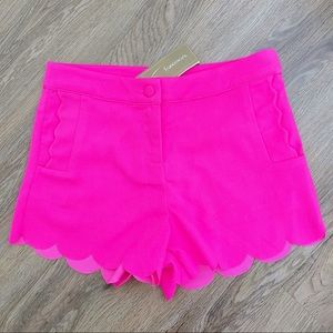 NWT Scalloped Shorts